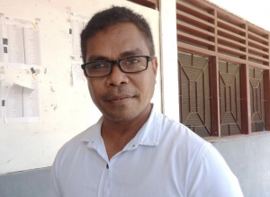 Diretór Eskola 4 Setembru UNAMET Díli, Sergio Alfredo da Cruz.