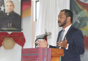 Ministru Prezidénsia Konsellu Ministru (MPKM), Fidelis Leite Magalhães.