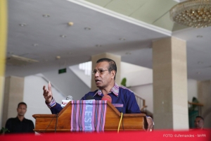 PM TMR koalia ba jornalista sira iha palacio PR Aitarak Laran, iha kinta feira, 22:11/2018.
