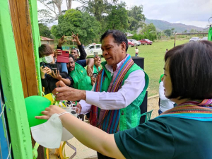 Vise Ministru Administrasaun Estatal (V-MAE), Lino de Jesus Torrezão, inaugura inagura Sentru Komunitária ne&#039;ebé implementa husi MOHA.