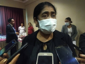 Ministra Saúde (MS), Odete Maria Freitas Belo.