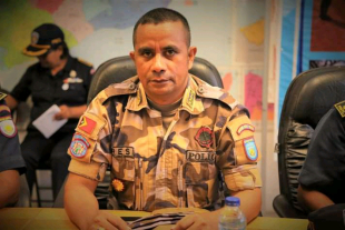 Segundu Komadante Polísia Nasionál Timor-Leste (PNTL), Munsípiu Dili, Superentendente João Sancho Pires.