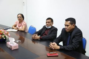 Ministru Administrasaun Estatal Miguel Pereira de Carvalho, Vise Ministru Administrasaun Estatal ho Xefe Gabinete Ministru nian iha reuniaun ida iha MAE