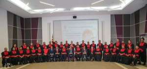 PJR ho Majistradus husi Ministeiru Publiku foto hamutuk iha aniversariu MP nian iha edifisiu Ministeiru finansas Ai tarak Laran Dili (9/10)