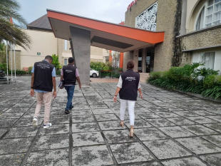 Ekipa AIFAESA iha áreador Otel Novu Turizmu ba halo inspesaun.