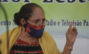 Xefe Bankada Kmanek Haburas Unidade Nasionál Timor Oan (KHUNTO), Olinda Guterres.