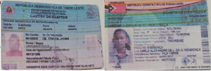 Kartaun Eleitoral no Billete Identidade ne&#039;ebe sidadaun barak mak seidauk hetan.