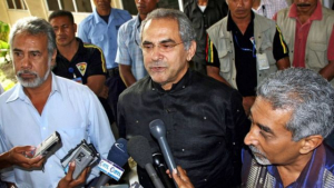 Prezidente Partidu CNRT, Kay Rala Xanana Gusmão, Sekretáriu Jerál Partidu FRETILIN, Mari Alkatiri no José Ramos Horta.