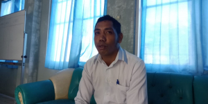 Diretór DTP Baukau, Raimundo de Jesus, ko&#039;alia hela ba mídia iha kna&#039;ar fatin vila nova Baukau, kinta (02/06).