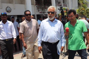 Eis PM no Prezidente CNRT Kay Rala Xanana Gusmao iha Tribunal Dili