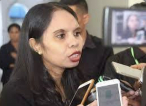 Deputada Bankada Partidu Libertasaun Popular (PLP), Maria Angelina Sarmento.