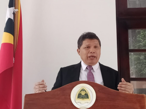 Embaixadór Indonézia mai Timor Leste, Okto Dorinus Manik.