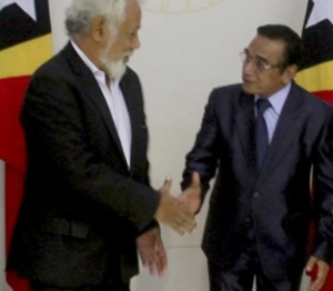 Prezidente CNRT, Kay Rala Xanana Gusmao ho Prezidente da Republika, Dr. Francisco Guterres Lu Olo