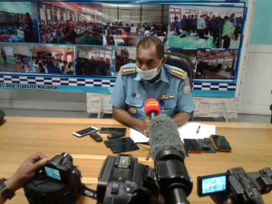 Portavóz Komandu jerál PNTL, Superintendente Polísia Arnaldo de Araújo informa hela ba média sira kona-ba situasaun seguransa sira neebé akontese durante semana ida iha territóriu nasionál, segunda (19/04/2021)