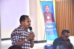 Prezidente Ezekutivu Komisaun Nasionál Katóliku Timor-Leste (KNKTL), Padre João Soares.