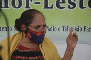 Xefe Bankada Kmanek Haburas Unidade Nasionál Timor Oan (KHUNTO), Olinda Guteres.