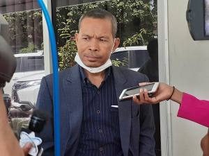 Vise Xefe Bankada CNRT iha Parlamentu Nasionál Patrocino dos Reis Fernandes, ko&#039;alia ba Jornalista sira iha resintu PN (8/6)