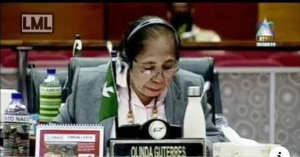 Xefe Bankada Kamenk Haburas Unidade Nasional Timor Oan (KHUNTO), Olinda Guteres iha Plenaria Parlamentu Nasional