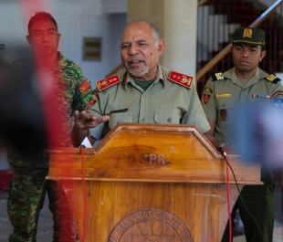 Major Jeneral Lere Anan Timiur Ko&#039;alia hela ba Midia iha Palasiu PR