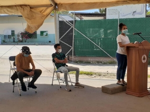 Timoroan ida ne&#039;ebe Rekoperadu husi Covid 19 iha Podium hato&#039;o lia menon ruma iha Sentru Saude Vera Cruz Dili, (25/4)