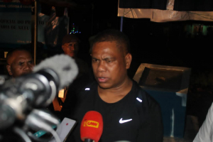 Ministru Ensinu Superior Siénsia no Kultura (MESSK), Longuinhos dos Santos.