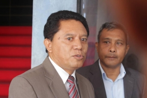 Diretor Jeral STAE, Edgar Sequera Martins, ko&#039;alia ba Midia iha Palasiu dp governu (25/2)