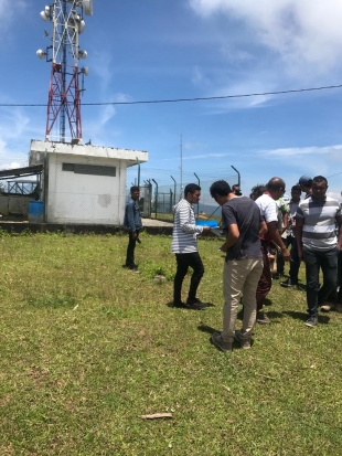 Site visit to Kutulau RTTL tower