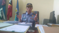 Laiha Kajerna Membru PNTL Baukau Kalan Toba iha Sela Laran