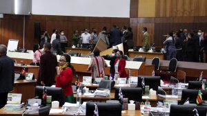 Meza ne&#039;ebe deputadu sira harahun iha Parlamentu Nasional.