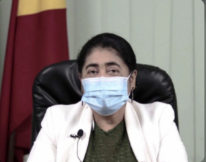 Ministra Saúde (MS), Odete Maria Freitas Belo.