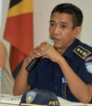 Komadante PNTL Munisípiu Ermera, Superintendente Ludgério Lay.