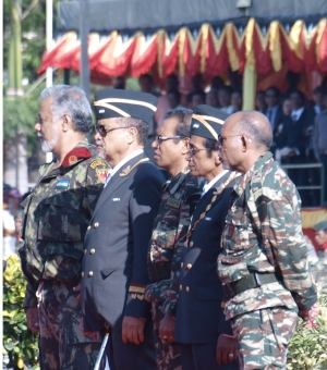 Ulun bo&#039;ot Veteranus luta ba Ukun Rasik a&#039;an husi liman Karuk, Kay Rala Xanana Gusmao, Mahuno, Taur Matan Ruak, Lu Olo no Lere Anan Timur iha loron veteranus Nasional 