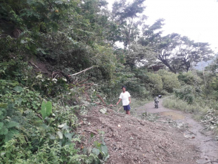 Rai ne&#039;ebe taka hela estrada ligasaun Gleno no Ermera