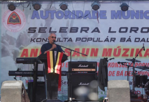 Prezidente Repúblika, José Ramos Horta hala&#039;o diskursu iha ámbitu komemerasaun loron Konsulta Popular ba dala-23 iha jardim 5 de maiu, tersa (30/08).
