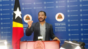 Ministru Prezidensia Konsellu Ministru, Fidelis Manuel Leite Magalhaes.