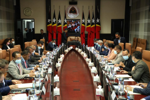 Reuniaun Konsellu Ministru sira iha Palasiu Governu.