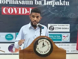 Diretór Ezekutivu Forum Organizasaun Naun Governamentál (FONGTIL), Daniel do Carmo.