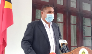 Prezidente Komisaun Nasionál ba Eleisaun sira (CNE), José Agostinho da Costa Belo.