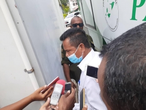 Prezidente Parlamentu Nasional, Aniceto Guterres Ko&#039;alia ba Jornalista sira iha Parlamentu Nasional (22/5)