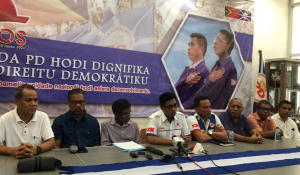 Estrutura Partidu Dekoratiku (PD) halo konferénsia imprensa hodi deklara pozisaun PD fó apoiu ba Kandidatu Horta iha eleisaun segunda volta.