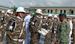 Polisia Militar foun iha formatura iha kuartel PM Kintal Bo&#039;ot, Dili (17/9)