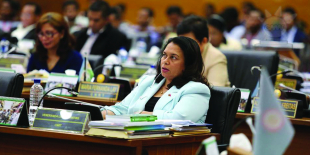 Deputada husi bankada CNRT, Veneranda Lemos.