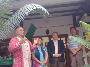 Eis Prezidente da Republika, Dr. Jose Ramos Horta halo despedida ba Embaixadora husi EUA, Embaixador Brazil no Embaixador Korea do sul ne;ebe remata ona sira nia kna&#039;ar iha Timor Leste, (28/10)