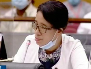 Deputada Virgína Ana Belo. 