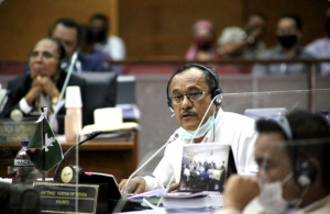 Deputadu Bankada Kmanek Haburas Unidade Nasionál Timor Oan (KHUNTO), António Verdial.