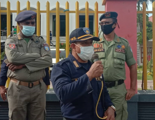 Komadante Operasaun PNTL, Superentidente Xefe Pedro Belo.