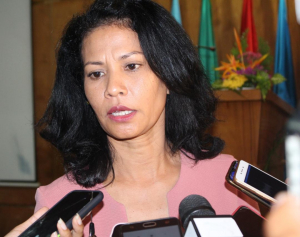 Diretora Ezekutivu Fundu Dezenvolvimentu Kapitál Umanu (FDCH), Leila Carceres dos Santos.