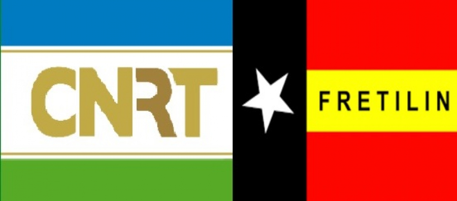 Emblema FRETILIN no CNRT.
