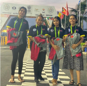 Ekipa Xadres Feto Timor-Leste ne&#039;ebe partisipa Olimpiade Xadrez Mundiál, iha India.