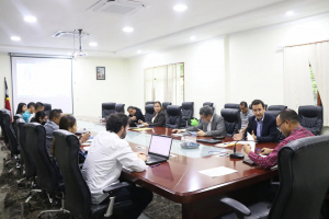 Ministru Obras Públikas (MOP), Abel Pires da Silva, halo enkontru ho ekipa husi IFC.
